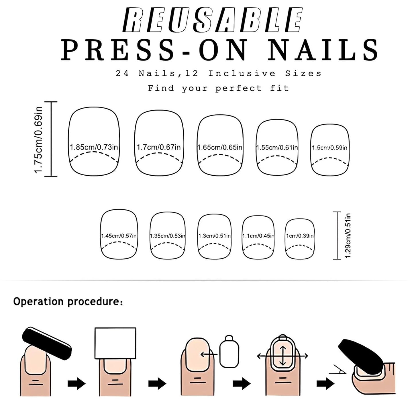 BeautyTheSense™ Premium Acrylic Press On Nail Display Stand Set, Magnetic Nail Holder for Professional Nail Art