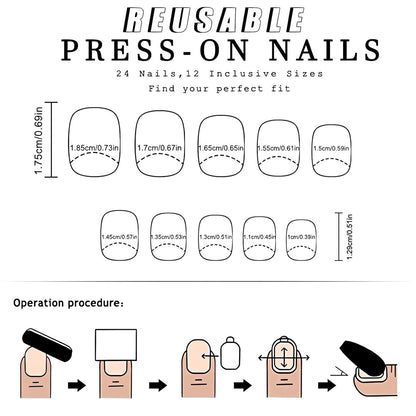 BeautyTheSense™ Premium Acrylic Press On Nail Display Stand Set, Magnetic Nail Holder for Professional Nail Art